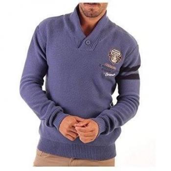 BENDORFF Jersey Cruzado Con Botón Azul 3XL