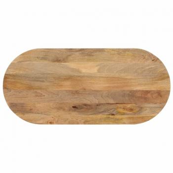 vidaXL Oval Solid Wood Mango Table Top 140x50x2.5 cm