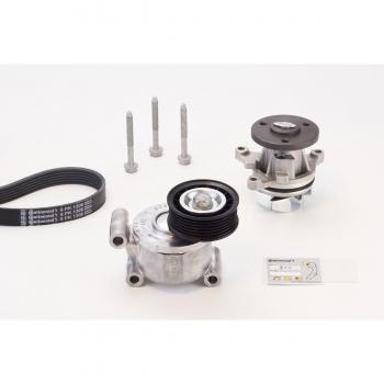 Bomba de agua + kit de correa poli V CONTITECH para FORD: Focus, C-Max & VOLVO: S40, V50, C30 (Ref: 6PK1306WP1)