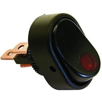 Interruptor 'LED' 12V 30A verde LED