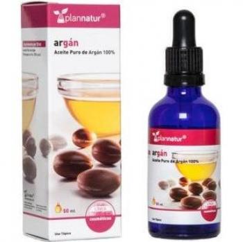 Plannatur Aceite Argán 100% Puro 50ml - Aceite de argán 100% natural, sin aditivos, ideal para la hidratación y nutrición de piel y cabello