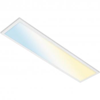 Panel LED regulable Briloner Piatto S blanco 100x25cm