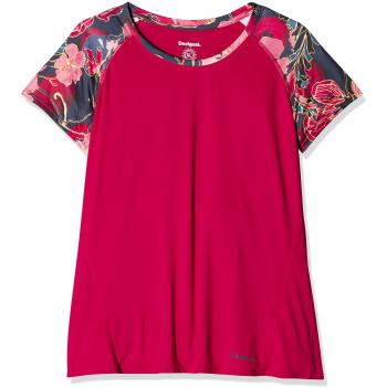 Desigual TS_Training Scarlet 3035 Camisetas, Mujer, Rosa Palo, XL