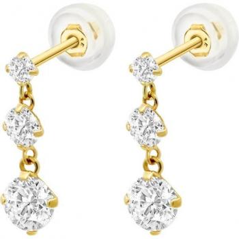 Pendientes Time Road Hin00137 Oro, Mujer