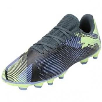 Botas de Fútbol Puma Future 7 Play FG/AG Junior Color Gris/Púrpura/Azul