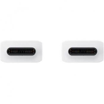 Cable de Datos Samsung USB-C a USB-C 5A 1.8m Blanco - Blister EP-DX510JWE