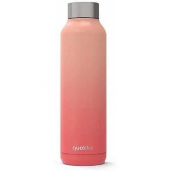 Quokka Solid - Peach 630 ML | Botellas De Agua Acero Inoxidable Sin BPA |Botella Térmica De Doble Pared - Mantiene el frío y el Calor para Niños y Adultos