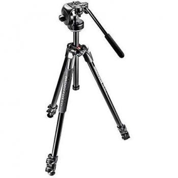 Manfrotto 290 Xtra - Kit trípode de 3 secciones y rótula fluída