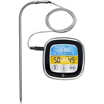 Termómetro Digital para Barbacoa con 5 Niveles de Cocción, Pantalla Táctil LED, Soporte Magnético - WMF