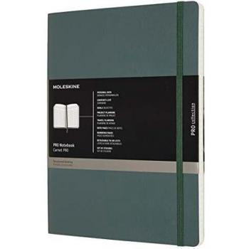 Cuaderno Profesional Extralarge Tapa Blanda Moleskine Verde Bosque 192 Páginas