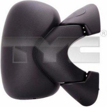 Espejo retrovisor TYC 325-0079 con diseño OEM, ajuste eléctrico, cristal convexo, acabado negro y compatible con múltiples modelos de vehículos