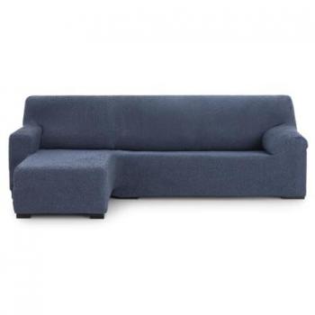 Funda Chaise Longue brazo corto izquierda bielástica Thor Azul 110 x 110 x 310 cm