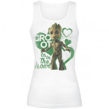 Guardianes De La Galaxia 2 - Groot Is In The Heart Top Mujer Blanco S