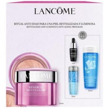 Lancôme Rénergie Multi-Glow Estuche 50 ml Crema de Día + Advanced Génifique Serum 7 ml + Tonique Douceur 50 ml + Bi-Facil 15 ml