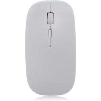 Ratón óptico inalámbrico USB delgado 2.4GHz silencioso de doble modo para ordenador y portátil, 1 unidad