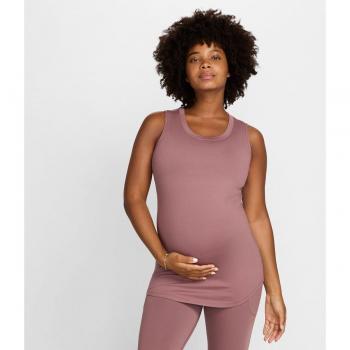 Camiseta de mujer Nike One Dri-FIT entallada (Maternidad) morada S (EU 36-38)