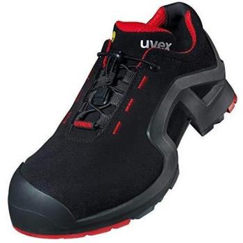Uvex 1 - Zapatillas de Trabajo Hombre, Unisex, color Negro y Rojo, talla 42, S3 SRC