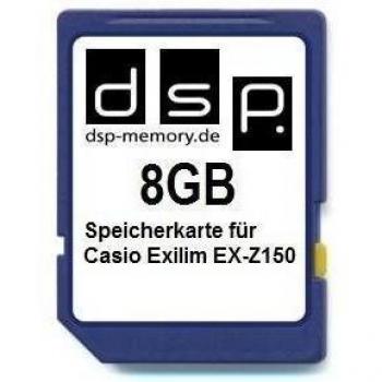 DSP Memory Z de 4051557405974 Tarjeta de Memoria de 8 GB para Casio Exilim Z150