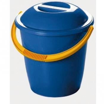 Windeleimer 13l m. Deckel farbig sortiert