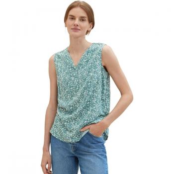 Blusa de mujer sin mangas con estampado