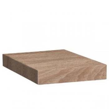 Estantería de pared de roble natural L23.5 con diseño moderno, estructura resistente, fácil instalación y acabado en madera natural