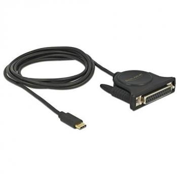 DeLOCK 62980 - Cable USB Type C Paralelo Negro