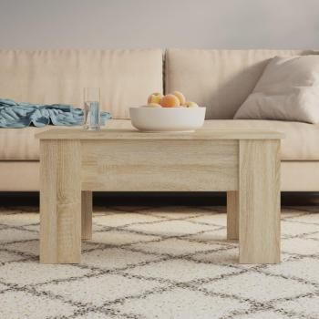 Sonoma Oak Engineered Wood Coffee Table 31.1x19.3x16.1
