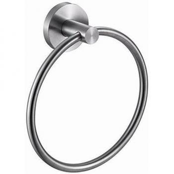 Nofer 16860.s serie Niza Anillo toallero plata 19 x 18,5 x 7,5 cm)