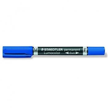 Staedtler 949317 - Rotulador permanente, doble punta, color azul