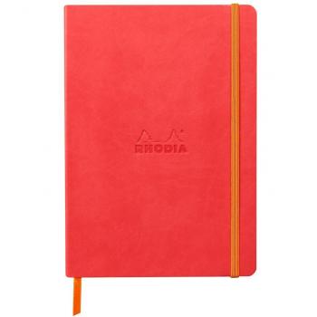 Cuaderno Rhodia A5 Rhodiarama - Líneas horizontales Coral