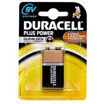 Duracell 2 transistores alcalinos Plus Power 9 V MN1604 6LP3146
