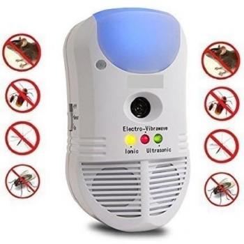 Ãxito de ventas Ultimate 5 en la 1 Con Enchufe ElectrÃ³nico Control Plagas Repelente - Avanzado dispositivo - MÃ¡s Potente Interior Disponible Amazon - Simplemente & Leave - 0% Mantenimiento, 100% SatisfacciÃ³n Garantizada - repele Insectos y Roe
