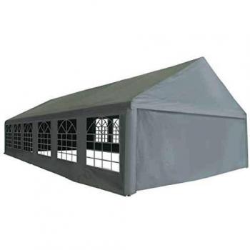 Gray PE Party Tent 6x12 m (19.7'x39.4')