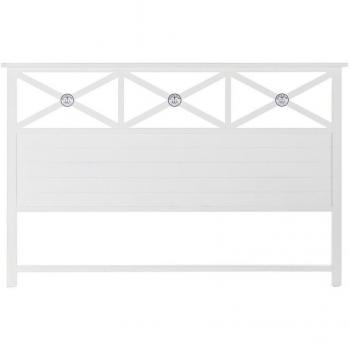 Cabecero de Cama DKD Home Decor 180 x 6 x 120 cm Azul Madera Blanco