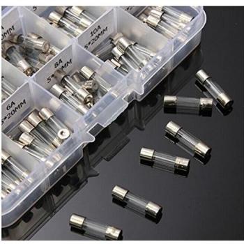 ETGtek 3sets Auto Glass Fuse Tubo 5 X 20 mm Kit de Automoción Motos SUV FUSIBLES