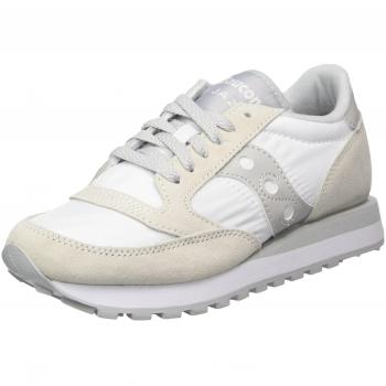 Saucony Jazz Original Women's Low-Top Sneakers White/Grey Size 37