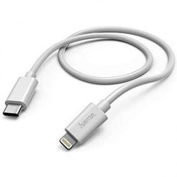 Hama 00183295 Cable de Conector Lightning 1 m Blanco - Cables de Conectores Lightning