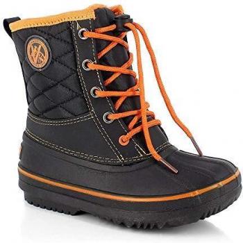 KIMBERFEEL Jibber, Botas para Nieve Niñas, Naranja, 34 EU