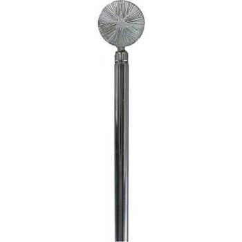 Barra extensible (L80 cm) Redonda rayada Cromo