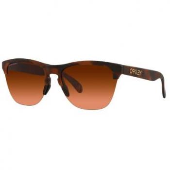 Oakley Frogskins Lite Matte Brown Tortoise Sunglasses with Prizm Brown Gradient Lenses - Unisex
