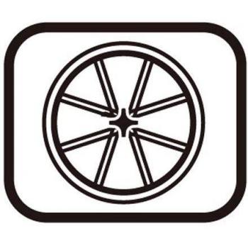 SHIMANO Rueda del. RX570 700 E12 100MM Ciclismo Unisex Adulto, Multicolor