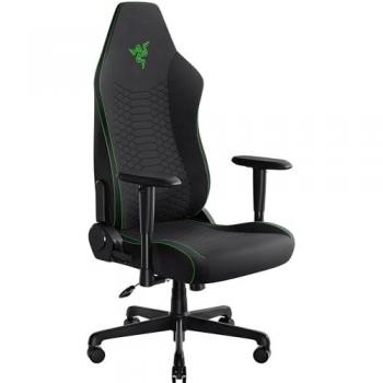 Razer Iskur V2 X - Black Fabric Gaming Chair with Lumbar Support and 2D Armrests