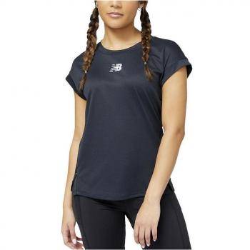 Camiseta de Manga Corta Mujer New Balance Impact AT N-Vent Negro
