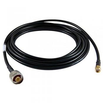 Cable Coaxial Antena LMR-195 R-SMA(m) a N-Type(m) 500 cm Negro