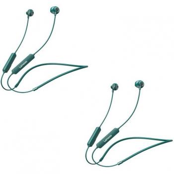 Auriculares Inalámbricos Lenovo SH1 Originales con Bluetooth 5.0, Resistentes al Agua IPX5, Magnéticos y Banda para el Cuello, Deportivos