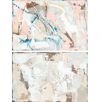 Lienzo DKD Home Decor Abstracto Urbano 100 x 4 x 150 cm y 150 x 3,8 x 100 cm (2 Unidades)
