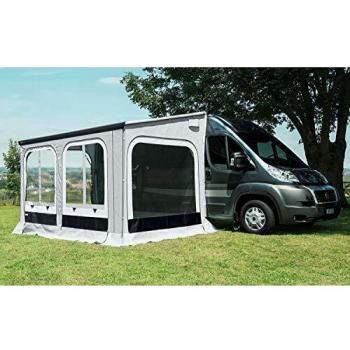 Thule Panorama 6300/6200 Cerramiento y Luifeltent Grande 450 cm, Altura 245-259 cm, Color Negro/Silver