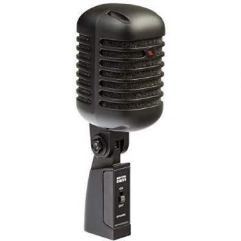PROEL Eikon DM55V2BK Micrófono Vocal Dinámico Profesional Vintage Negro Satinado
