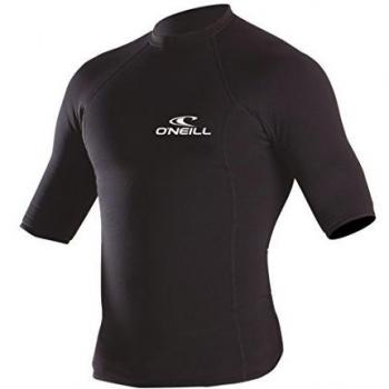 O 'Neill Wetsuits Hombre Potencia Mounter Destornillador thermounterwaesche térmica de X Short Sleeve Crew, todo el año, hombre, color negro, tamaño extra-small