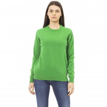 Baldinini Trend Green Wool Sweater - M